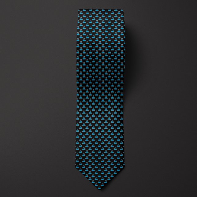 Corbata Jugador de química negra y azul (Subido por el creador)