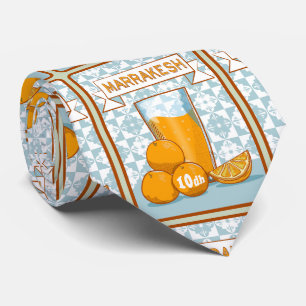 Corbata Jugo naranja Marrakesh Marruecos