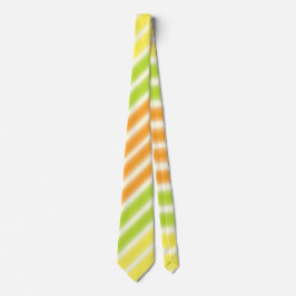 Corbata Juicy Citrus Lemon Lime Y Rayas Naranjas