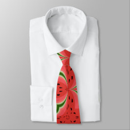 Corbata Juicy Delicioso Ripe Watermelon Con Diseño De Semi