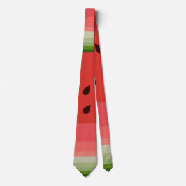 Corbata Juicy Delicioso Ripe Watermelon Con Diseño De Semi