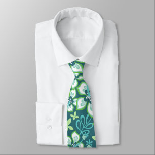 CORBATA JUNGLE SURF (COMBO VERDE AZULADO)