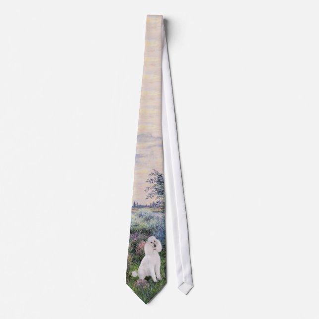 Corbata Junto al Sena (Monet) - Caniche estándar (W) (Anverso)