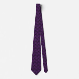 Corbata Justin Rebel Plum Black Waterfall Satin Necktie