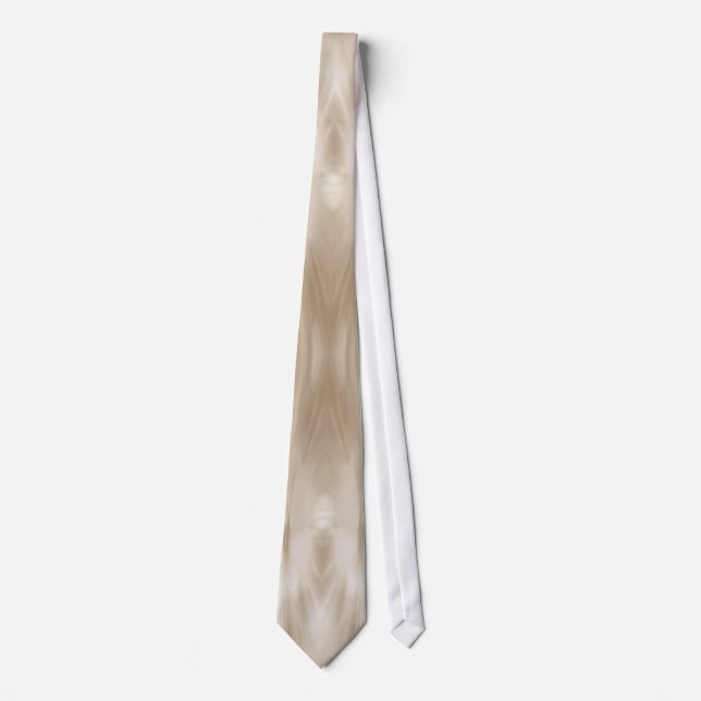 Corbata Kabloom Stretch Tie - Taupe (Anverso)