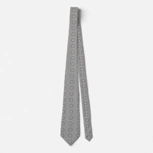 Corbata Kaleidoscope Diseño Colores Rústicos de Gris Lumin