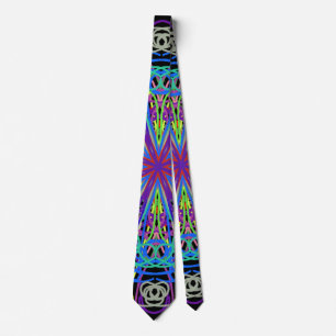 Corbata Kaleidoscope Mandala Art Joyful Colors
