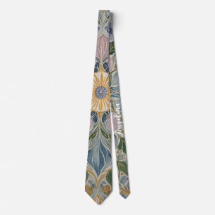 Corbata Kaleidoscopio floral personalizado