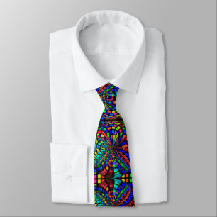 Corbata Kaleidoscopio psicodélico
