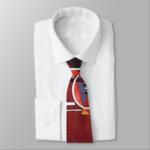 Corbata Kandinsky - Rojo Opaco