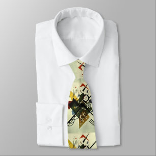 Corbata Kandinsky sobre blanco II