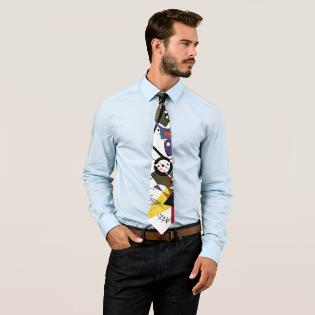 Corbata Kandinsky, Sur Blanc 1923 (In situ)