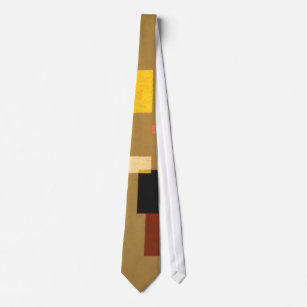 Corbata Kandinsky trece rectángulos resume la pintura