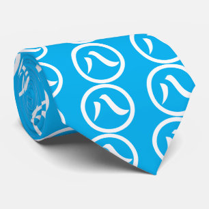 Corbata Kanji numeral ocho, en círculo