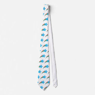 Corbata Kawaii Rave Neon Estrella Arcoíris