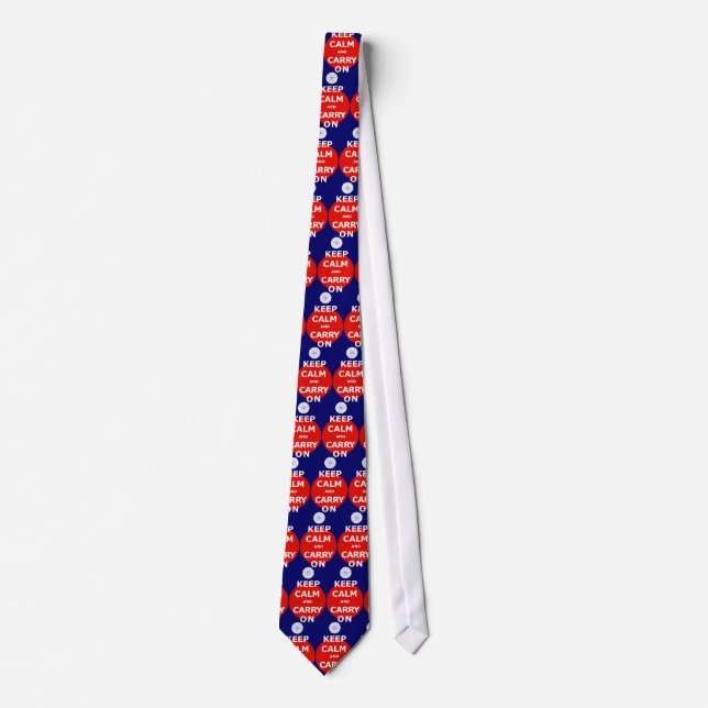 CORBATA KEEP CALM AND CARRY ON 2 (Anverso)