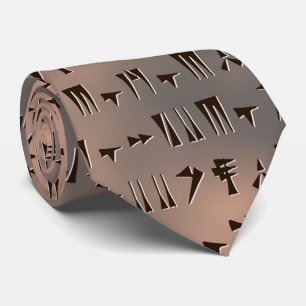 Corbata Keilschrift cuneiforme