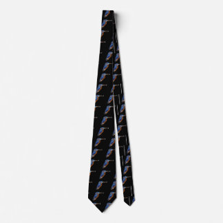 Corbata KINGFISHER , Azul eléctrico, negro