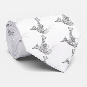 Corbata Kitty tipográfico