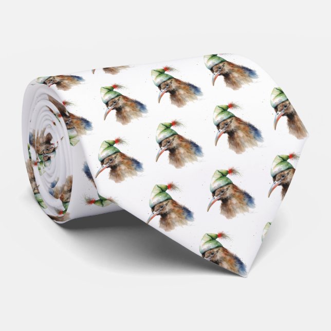 Corbata Kiwi de Navidad Acogedor (Enrollado)