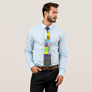 Corbata Klee - Abstracción con referencia...