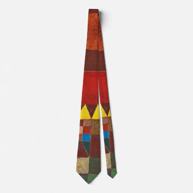 Corbata Klee - Castillo y Sol (Anverso)