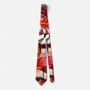 Corbata Klee - Jardín Rosa