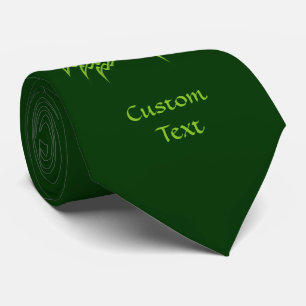 Corbata Knot celta de cangrejo verde