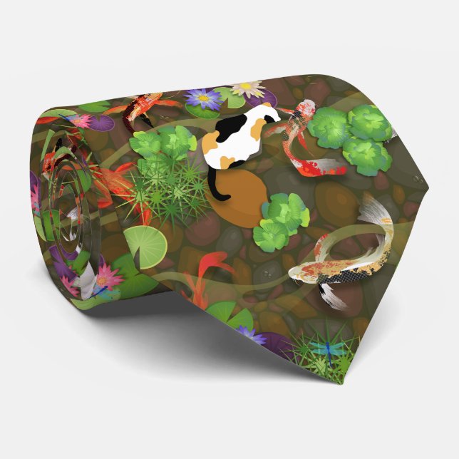 Corbata Koi Fish (Enrollado)