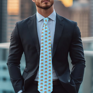 Corbata Koi Fish Lotus Cherry Blossoms