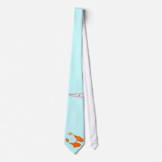 Corbata Koi y Sakura