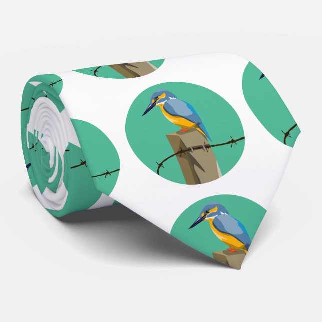 Corbata Kotare Kingfisher Bird (Enrollado)
