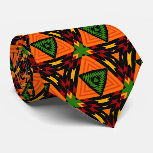 Corbata Krazy Kool Kente Tribal Style Necesario
