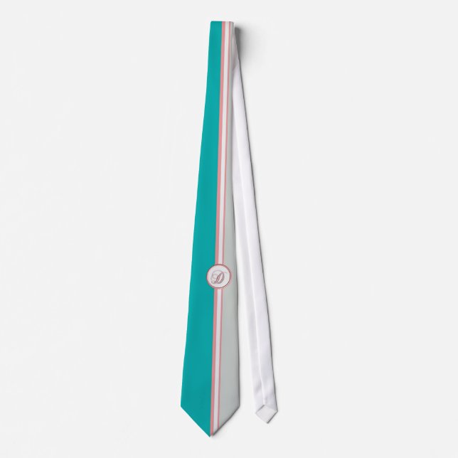 Corbata KRW - D - Lazo con monograma (Anverso)