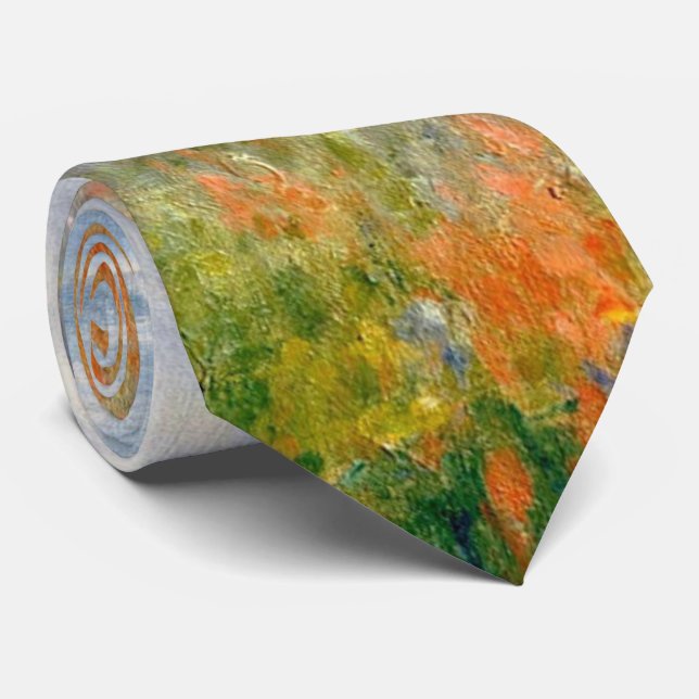Corbata La amapola coloca cerca de Argenteuil de Claude (Enrollado)