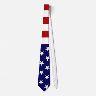 Corbata La bandera americana