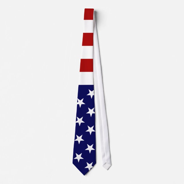 Corbata La bandera americana (Anverso)