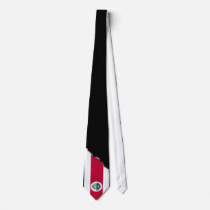 Corbata La bandera de la costa Rican