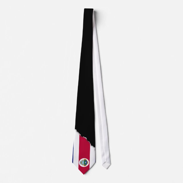 Corbata La bandera de la costa Rican (Anverso)