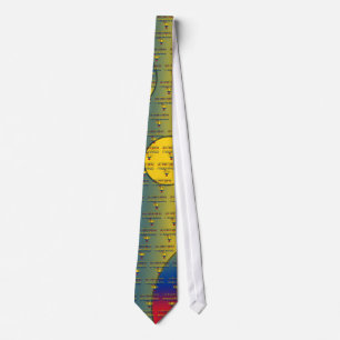 Corbata La bandera de la O.N.U Hermano Magnífico Colombia