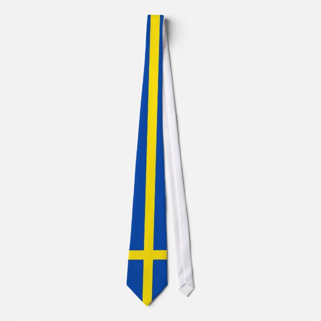 Corbata La bandera de Suecia (Anverso)