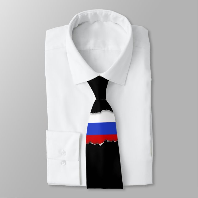 Corbata La bandera del ruso (Atado)