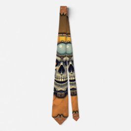 Corbata La calavera alada.