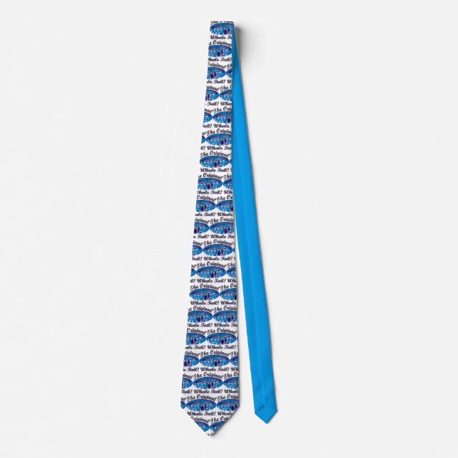 Corbata La cola de ballena original (Anverso)