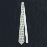 Corbata La gema adornó la estrella de David<br><div class="desc">El arte dibujado para asemejarse a gemas y los sparklies llenan en la forma de la estrella de David para hacer esto un regalo muy especial para sí mismo o los amigos y familia este Jánuca.</div>