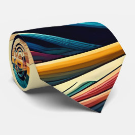 Corbata La Gran Ola, la ola de Kanagawa v1