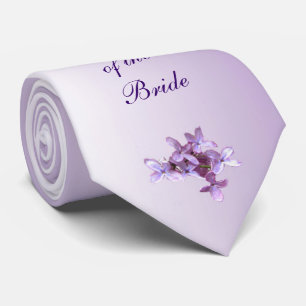 Corbata La lila floral florece al abuelo de la boda de la