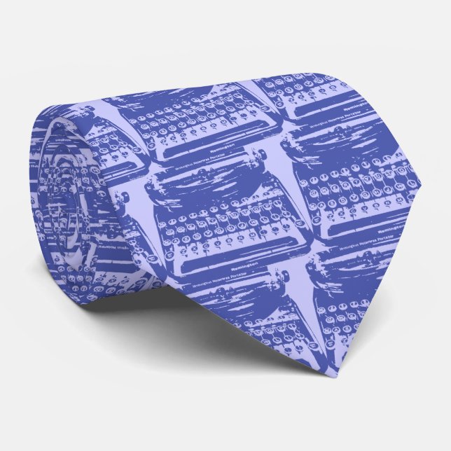 Corbata la máquina de escribir - lazo (Enrollado)