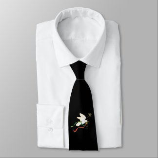 Corbata La paloma blanca creciente
