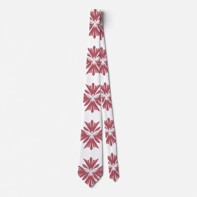 Corbata La paloma divina de la paz (Anverso)